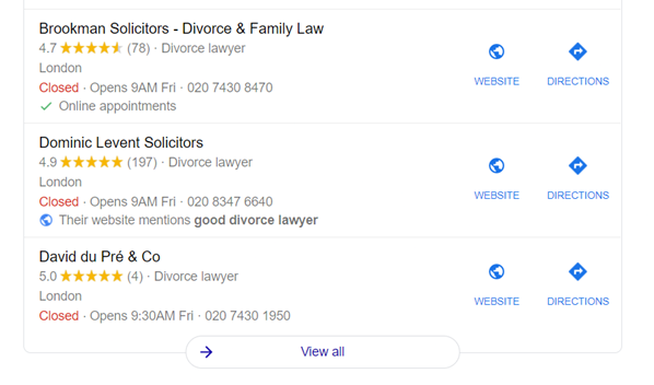 google-divorce-lawyers-los-angeles-websites